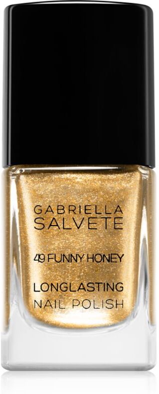 Gabriella Salvete Longlasting Enamel long-lasting nail polish with glitter shade 49 Funny Honey 11 ml