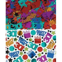 30. Geburtstag Konfetti `Dots & Stripes`
