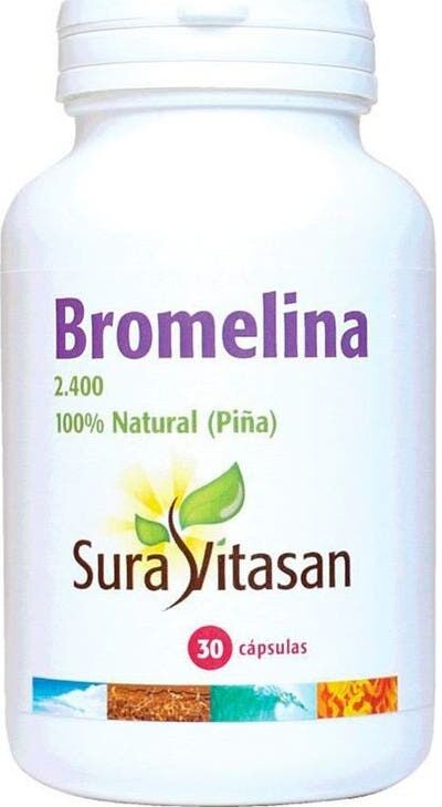 Sura Vitasan Bromelina 2.400 500 mg. 90 caps