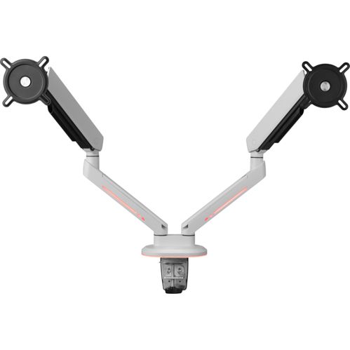 One for All Monitor Halterung Experience RGB Dual White DM8220