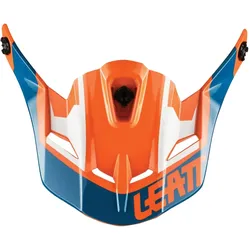 Leatt, Motorradhelm Zubehör, Schild Jr orange-denim
