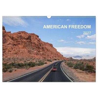 American Freedom (Wandkalender 2027 DIN A3 quer), CALVENDO Monatskalender