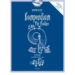 Kompendium für Violine Band 9 (+CD) für 2 Violinen (Schüler und Lehrer), Fachbücher