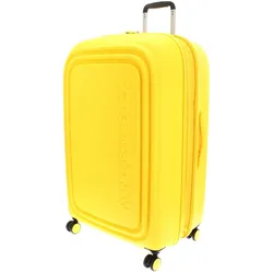 Mandarina Duck Logoduck+ Trolley, Eend Gelb, Hartschale extra gross ausziehbar, Spinner, TSA-Schloss, Koffer, Gelb