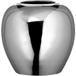 LOSONE Vase silber glänzend L - Höhe 25 cm, Durchmesser 25 cm
