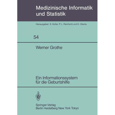 Ein Informationssystem für die Geburtshilfe, Taschenbuch von W. Grothe, Springer Berlin, 978-3-540-13381-0