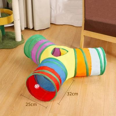 Uplift Picks Collapsible Cat Tunnel Interactive Pet Play Tube For Indoor And Outdoor Exercise Training l