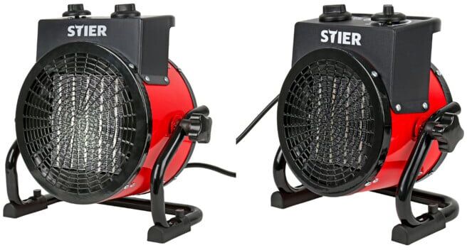Set STIER Keramik-Heizlüfter 3,0 kW + Keramik-Heizlüfter 2,0 kW