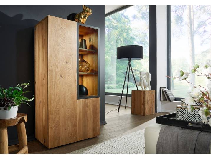 Buffet 66x43 Chênes sauvage et lombard huilé Bois naturel FRANKFURT #115