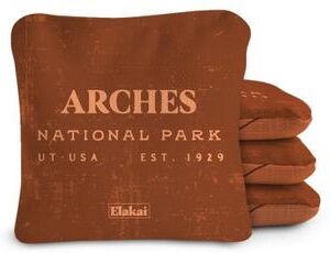 Skip's Garage Arches National Park Dual Sided Pro Cornhole Bags (Set of 4)