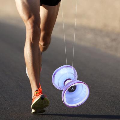 Uplifted Trends Professional Triple Bearing Diabolo Yo Yo purple