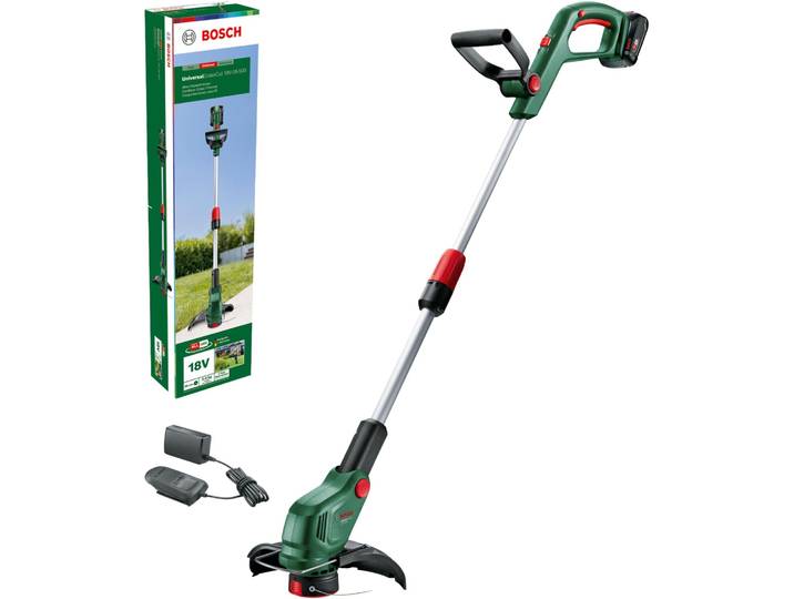 BOSCH Home & Garden 06008C1F00 BOSCH Home & Garden UniversalGrassCut 18V-26-500 Akku-Rasentrimmer 18\,0 V\, mit 1 Akku