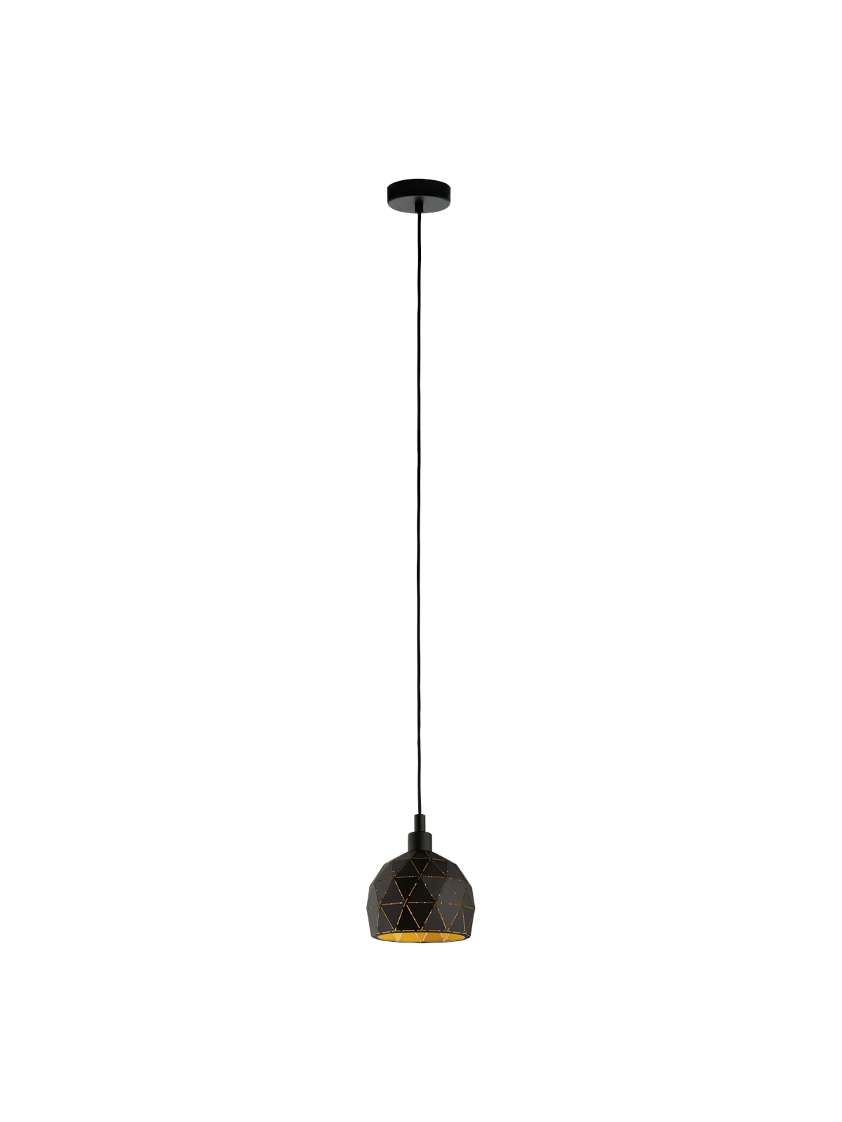 EGLO ROCCAFORTE Hängeleuchte, schwarz, gold
