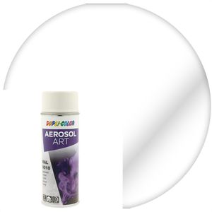 Dupli-Color Sprühfarbe 733130 Aerosol Art, 400ml, reinweiß, RAL 9010, glänzend, Nitrolack