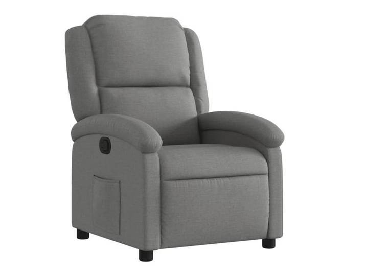 Fauteuil inclinable - mango - inclinaison manuelle - Gris foncé Tissu M12371752