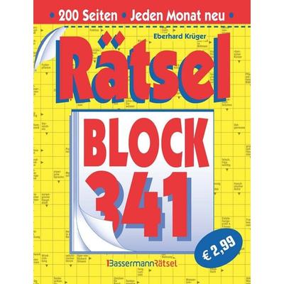 Rätselblock 341, Taschenbuch von Eberhard Krüger, Bassermann, 978-3-8094-5226-3