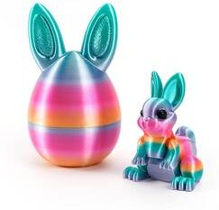 Uplifted Goods Architectural 3D Printed Easter Rabbit Figurine v