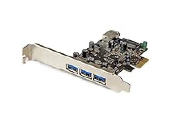 StarTech Carte PCIe 4 Ports USB 3.0, 5Gbps, UASP (PEXUSB3S42)