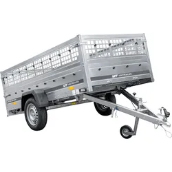 Trailer Anhänger GARDEN TRAILER 264 KIPP mit Gitteraufsatz und Stützrad
