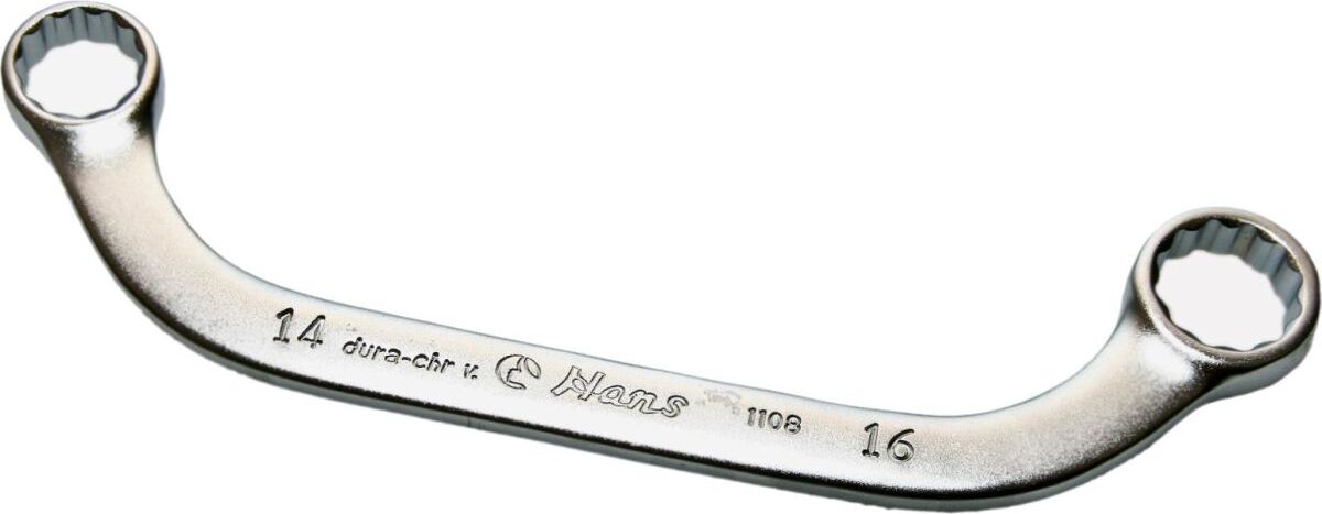 Ringschlüssel HANS 13x15 mm gebogen