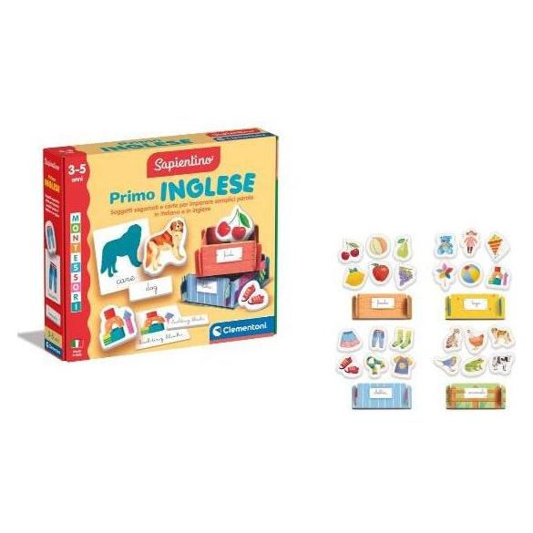 Clementoni Sapientino Baby Montessori Primo Lernspielzeug (Englisch, 2 - 4 Jahre) (16868)