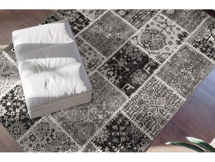 me gusta Ariya 425 rechteckig 6 mm Höhe Flachflor, gekettelt, Wohnzimmer