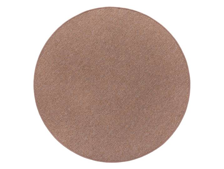 Kurzflorteppich Grotone II Beige/Cognac Ø 133cm Webstoff