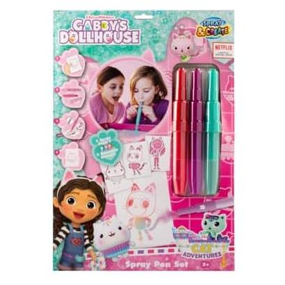 Canenco Gabby's Dollhouse Blow Pen Set (3x) (GD23363)