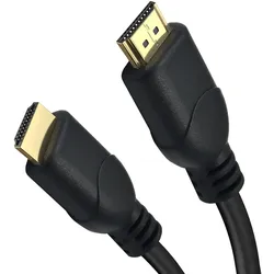 Helos Anschlusskabel, HDMI Stecker/Stecker, 4K, 5,0m, schwarz