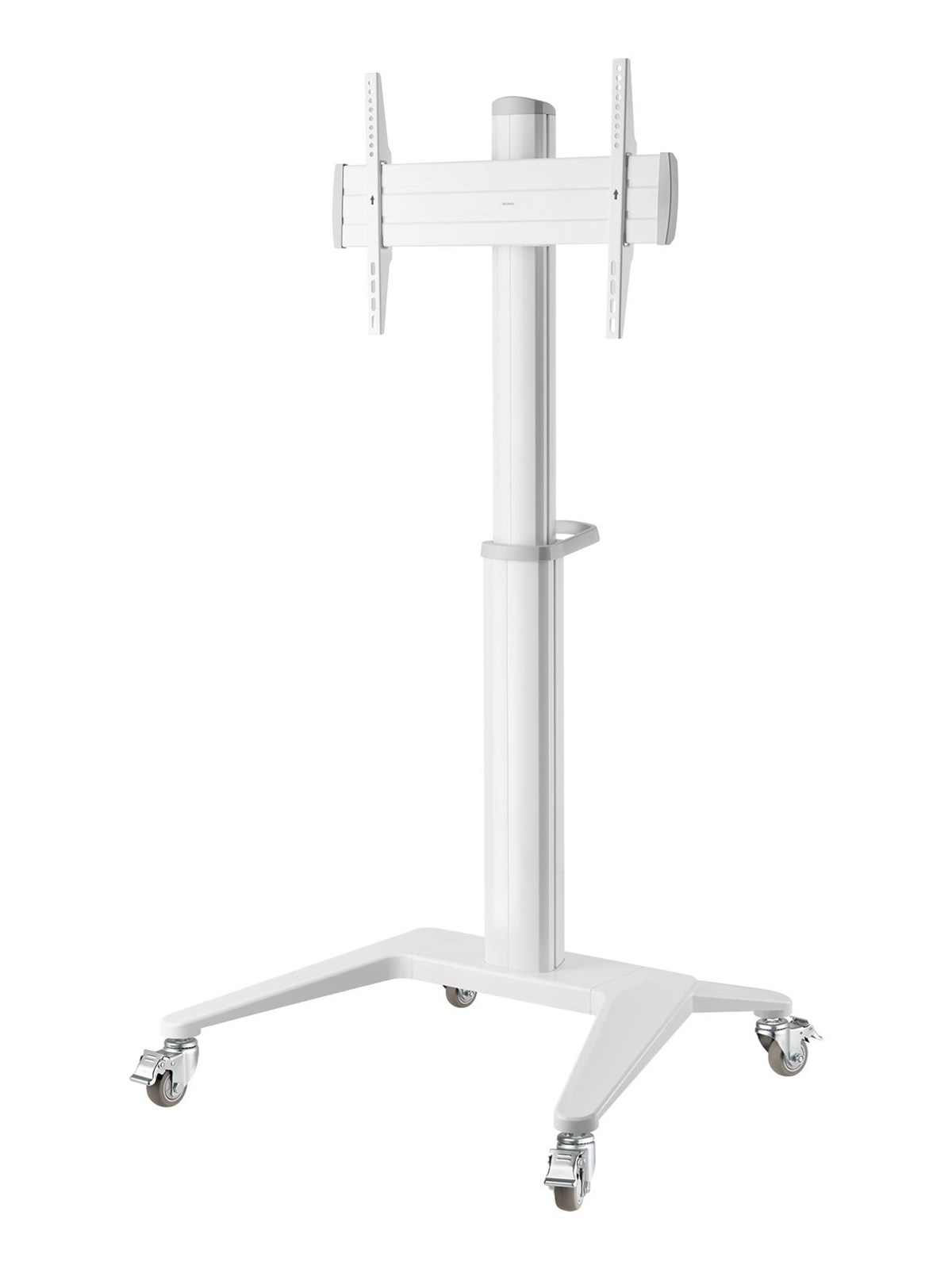 Deltaco Office Display Cart White - Max 70 kg - recommended for 70"