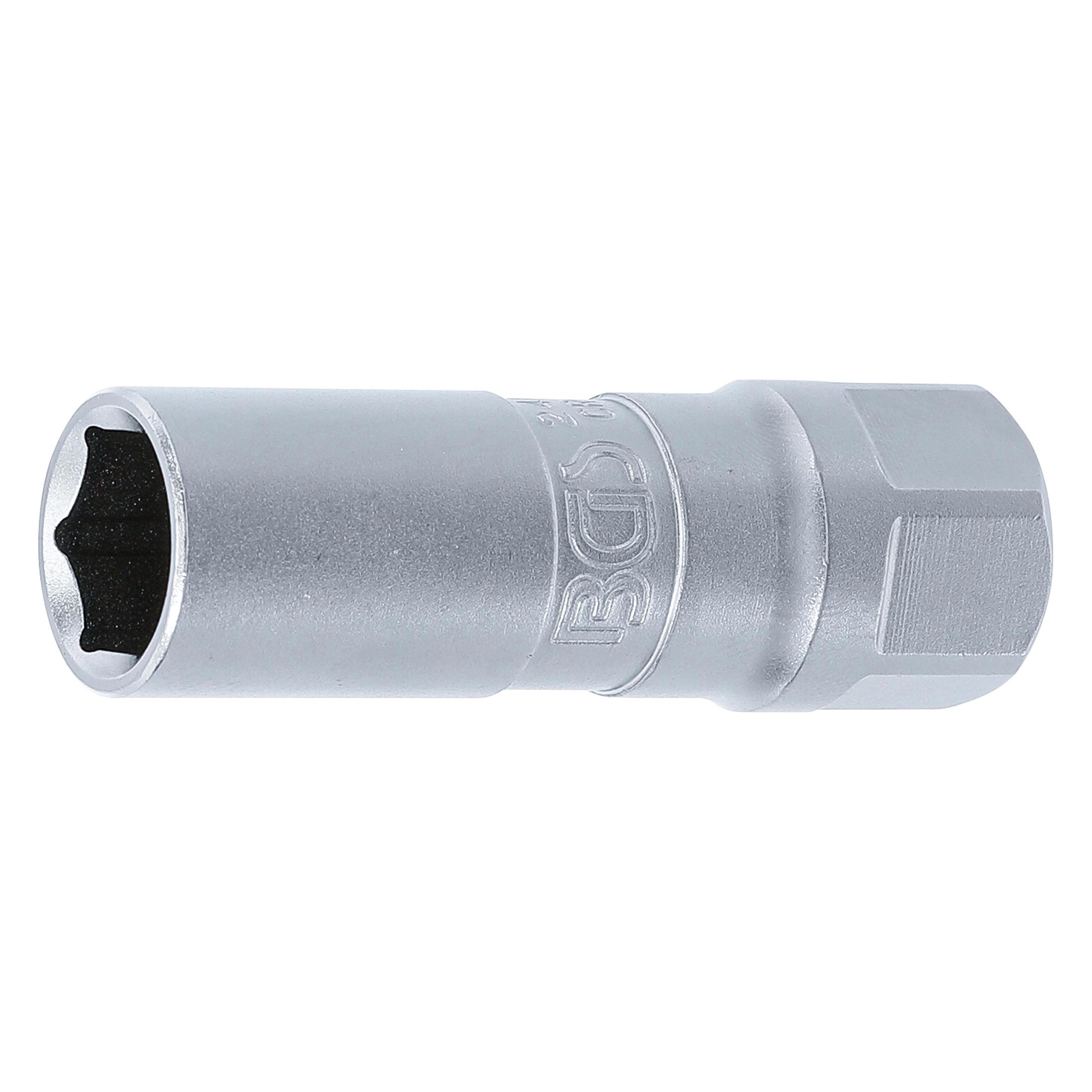 BGS Zündkerzen-Einsatz Sechskant | Antrieb Innenvierkant 12,5 mm (1/2") | SW 14 mm (2407)