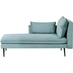CHAISELONGUE-RECHTSSEITIGE Stoff Hellblau Yerres