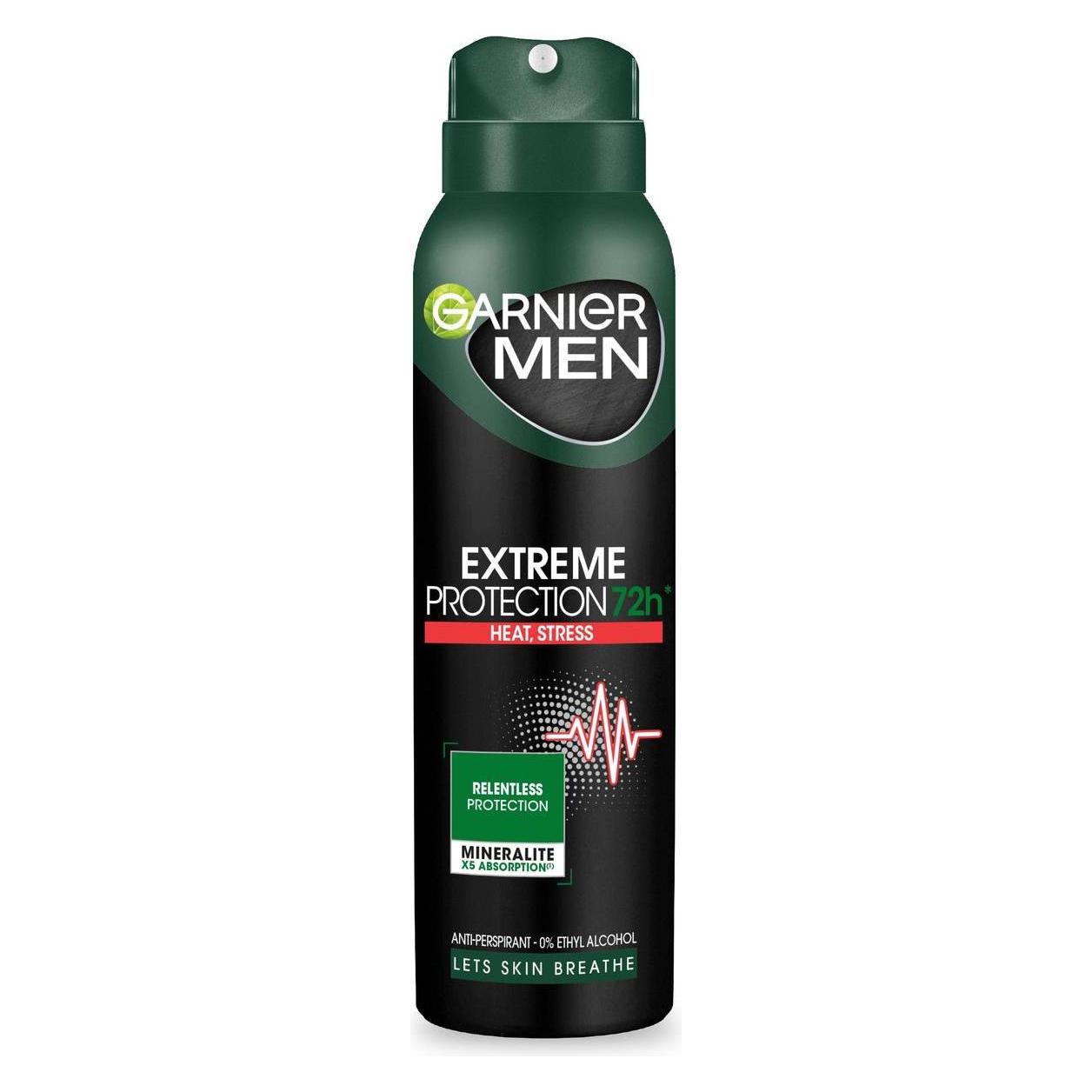 Garnier Men Mineral Extreme Protection 72H Deo Spray 150Ml (Spray, 150 ml) (3600542471060)