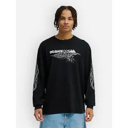 DC Side Flame Longsleeve black Gr. M