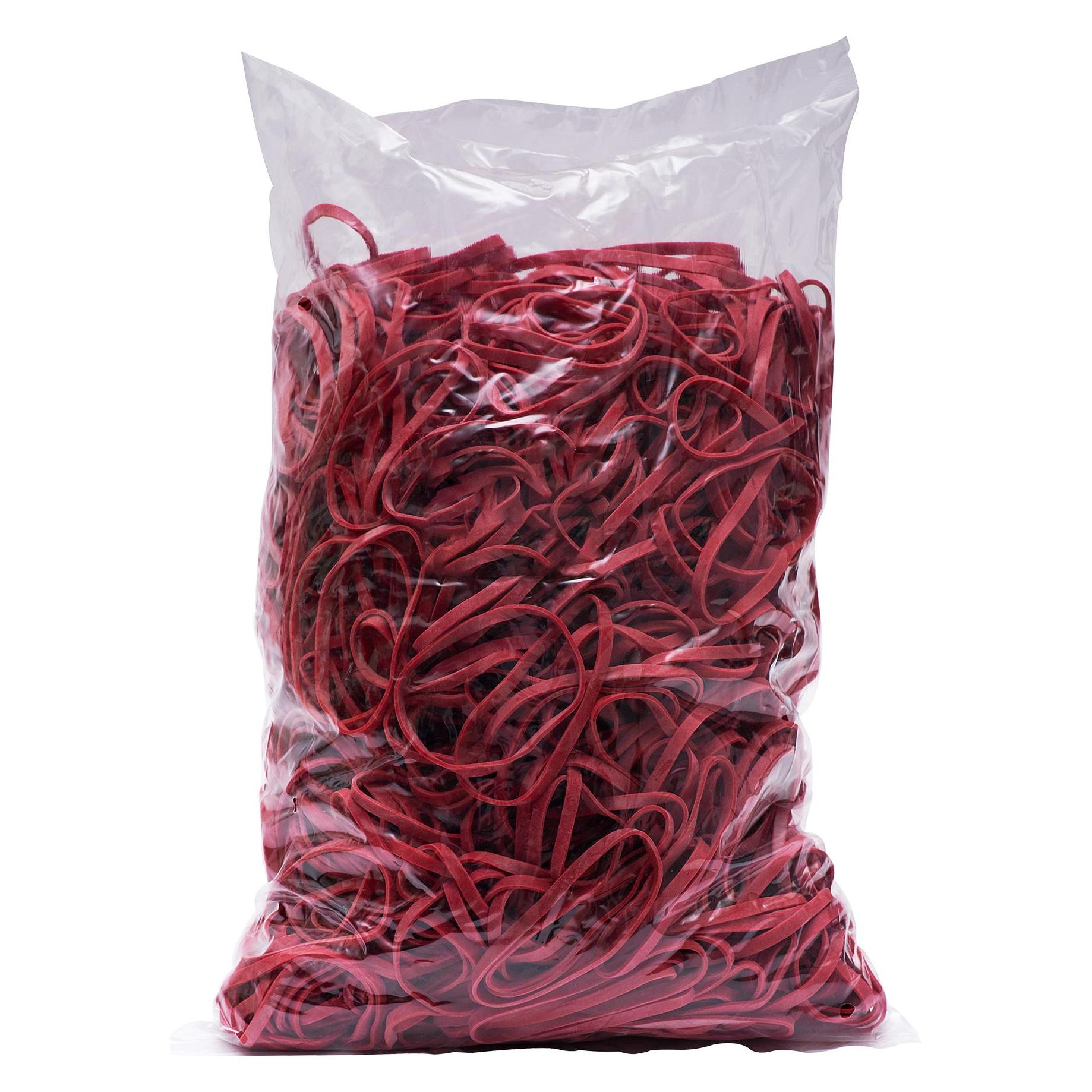 Alco Gummiringe rot 150x4mm 1000g Beutel (1 Stk.) (7621)