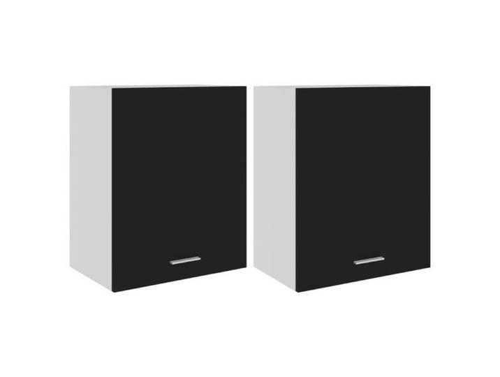 Armoire suspendue - ESTINK - 2 pcs - Noir - Aggloméré - 50x31x60 cm