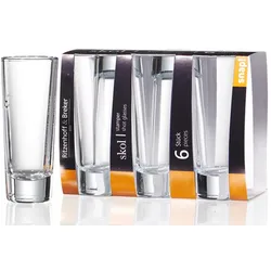 SCHNAPSGLÄSER Skol transparent 65 ml 6er Set