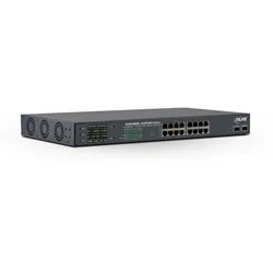 INLINE PoE++ Gigabit Netzwerk Switch 16 Port, 1Gb/s, 2xSFP,19"1HE(inkl, Winkel)