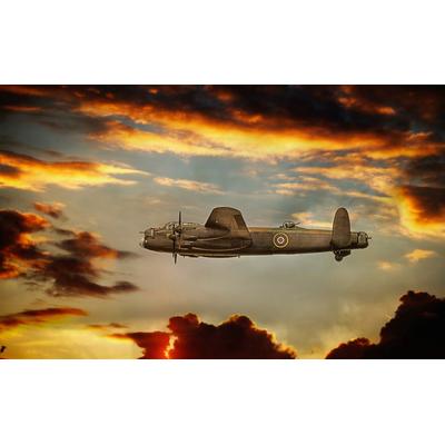 Fototapete PAPERMOON "Lancaster Bomber", bunt, B:2m L:1,49m, Vlies, Tapeten