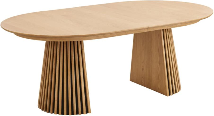 Moloo Table repas 200 à 300 cm marron Marron 200x75x120cm