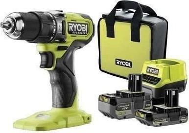 Ryobi 18V ONE+ accu-klopboormachine 54 Nm met 2 accu's (4 Ah en 2 Ah), RPD18BL1-2C42S