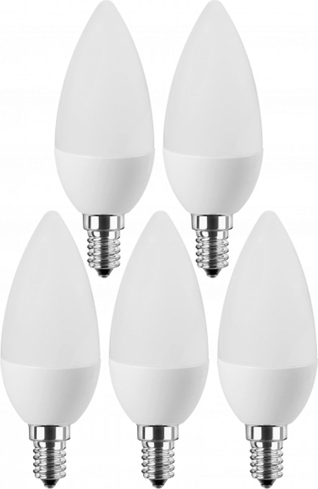 Blulaxa LED-SMD-lamp C35 E14 5W 2700K 470lm - 5 stuks