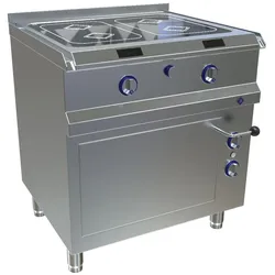MKN Optima 700 Elektro Induktionsherd 4 Zonen Optima Control mit E-Backofen 1 1/2 GN
