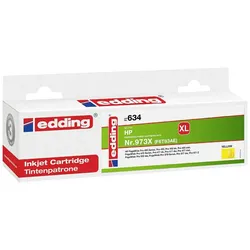 Edding Tintenpatrone ersetzt HP 973X (F6T83AE) Kompatibel  Gelb EDD-634 18-634