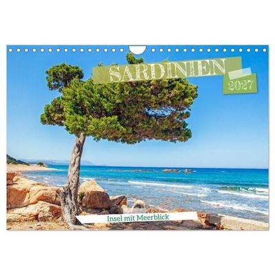 Sardinien Insel mit Meerblick (Wandkalender 2027 DIN A4 quer), CALVENDO Monatskalender