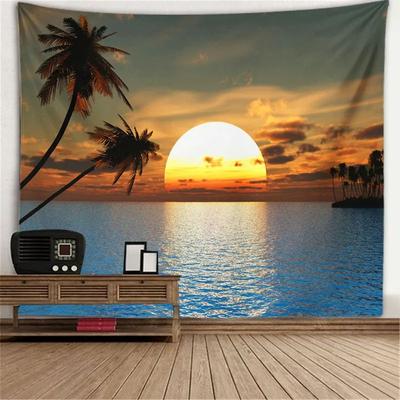 Inspire Select Fantasy Window Scenery Wall Tapestry Tree Hollow & Fireplace Background Hanging Decor 197 90.6 X 70.9 In