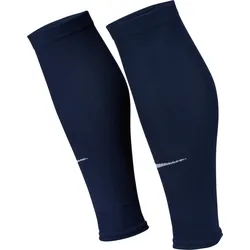 Nike Strike Sleeve Fußball-Stutzen - Midnight Navy/Weiß - L/XL