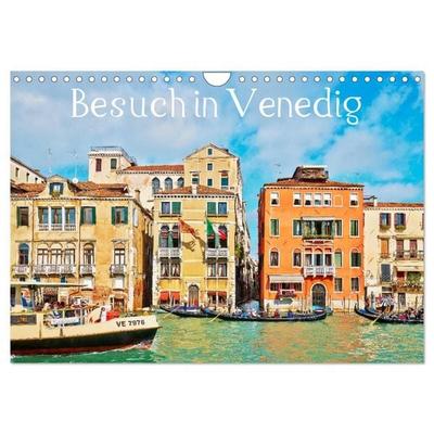 Besuch in Venedig (Wandkalender 2027 DIN A4 quer), CALVENDO Monatskalender
