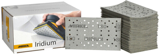 Mirka Bandes abrasives IRIDIUM 81x133mm Grip 54L 180 (246B109918)