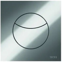 TECEflushpoint Feinbauset, pneumatische Fernauslösung, für Zweimengentechnik, eckige Blende, 9240979, Farbe: Chrom glänzend